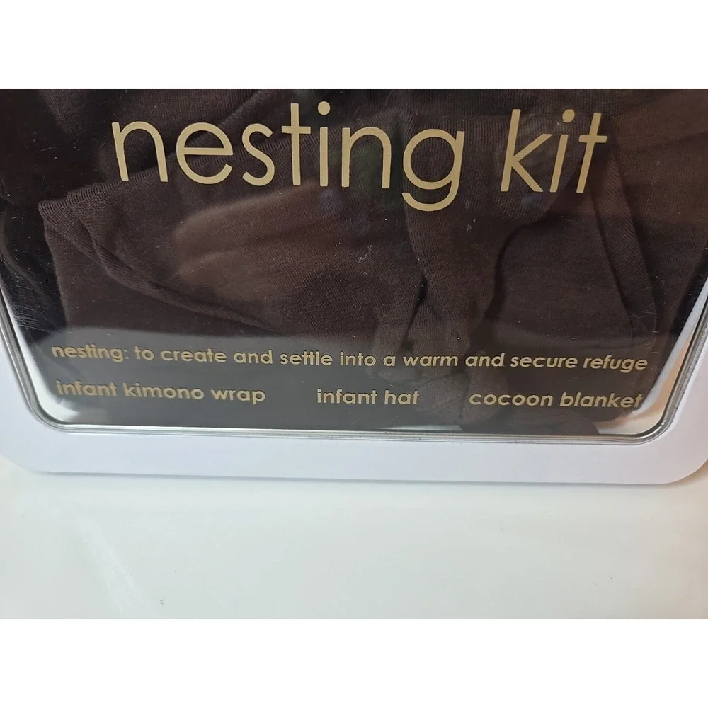 Newborn Infant Kimono Wrap Nesting Kit Baby Shower Gift *new*